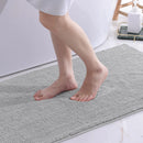 Axyaa Chenille Bath Mat: Soft Absorbent NonSlip Microfiber Rug
