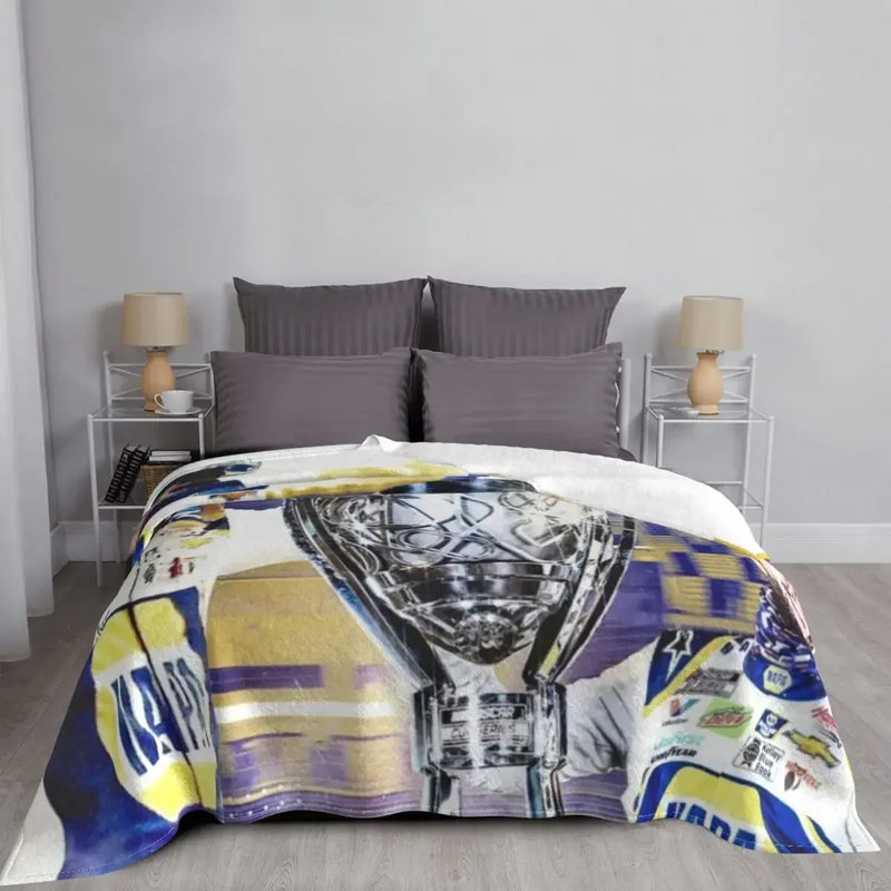 Axyaa Chase Elliott Halloween Blanket - Hair Comforter, Cute Design