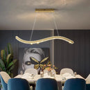 Axyaa Modern LED Pendant Chandelier for Living Room and Dining Room