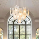 Axyaa LED Chandelier for Modern Home Decoration and Indoor Lighting