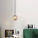 Axyaa Modern Stained Glass Pendant Lamp Nordic Hanging Lights