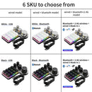 Axyaa Hotswap Gaming Mechanical Keyboard with Custom Macros and RGB Wireless Connectivity.