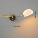 Copper Wall Light with Edison Bulb, Ceramic Base, Adjustable Rotation - Axyaa Brand