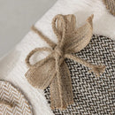 Axyaa Embroidered Snowflake Throw Pillowcase for Sofa Decor