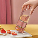 Axyaa Double Glass Teapot with Tea Separator Cup