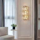 Axyaa Crystal Wall Lamp: Luxury LED Indoor Lighting for Living Room, Staircase, Bedroom