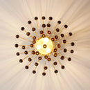 Axyaa Retro Crystal Ceiling Chandelier for Home Decor Lighting