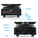 Axyaa RGB Moving Head Light Beam for Disco Party, Church, Concert - Stage Lighting Effect
