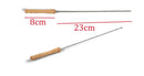 Axya Stainless Steel BBQ Skewer Set with Wooden Handle