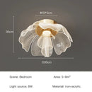 Axyaa Nordic Flower Ceiling Chandelier for Bedroom Balcony Hallway Lighting