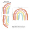 Watercolor Rainbow Wall Stickers for Kids Room by Axyaa