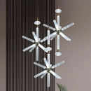 Axyaa Nordic Glass Chandelier for Modern Living Spaces