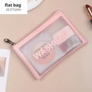 Axyaa PVC Travel Toiletry Bag: Portable Makeup Organizer for Women, Cosmetic Storage Container