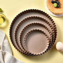 Axyaa Non-Stick Carbon Steel Cake Mold Pizza Mould Cup Bakeware Pan & Template