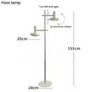 Axyaa Cream Style Floor Lamp: Modern & Simple LED Light for Living Room & Bedroom
