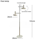 Axyaa Cream Floor Lamp: Modern LED Light for Living Room, Bedroom, and French-style Décor