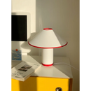 Axyaa Colette Table Lamp - Designer Cotton Retro Desk Light
