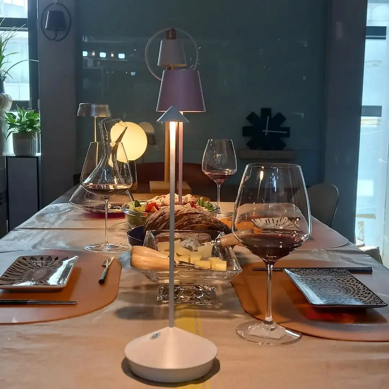 Axyaa Touch LED Table Lamp for Hotel, Bar, Coffee, Creative Dining Decor