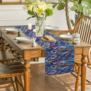 Axyaa Floral Pearl Table Runner for Kitchen Dining Decor