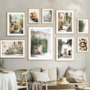 Axyaa Green Leaves Indoor Plants Wall Art Print for Living Room Decor
