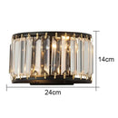 Axyaa Gold Black Wall Light E14 Modern Living Room Lighting Lustre Hallway Wall Lamp