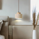 Axyaa Vintage Industrial LED Pendant Light Yellow Travertine Hanglamp