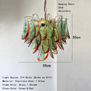 Axyaa Murano Glass Chandelier: French High-End Retro Design for Living Room, Dining Room, Bedroom