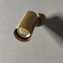 Axya Copper LED Ceiling Track Downlight 5W - Rotatable, Replaceable E27 Bulb