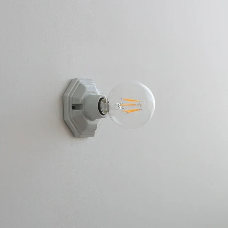 Axyaa Ceramic LED Wall Sconce, Japan Style Bedroom Stair Light