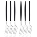Axyaa Pink Gold Stainless Steel Small Forks Set of 6