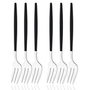 Axyaa Pink Gold Stainless Steel Small Forks Set of 6
