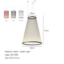 Axyaa Nordic Tassel Chandelier: Minimalist Line Art Pendant Lamp for Home Decor