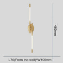 Axyaa Nordic Copper Sconce Wall Lamp Vintage Bedroom LED Wall Light