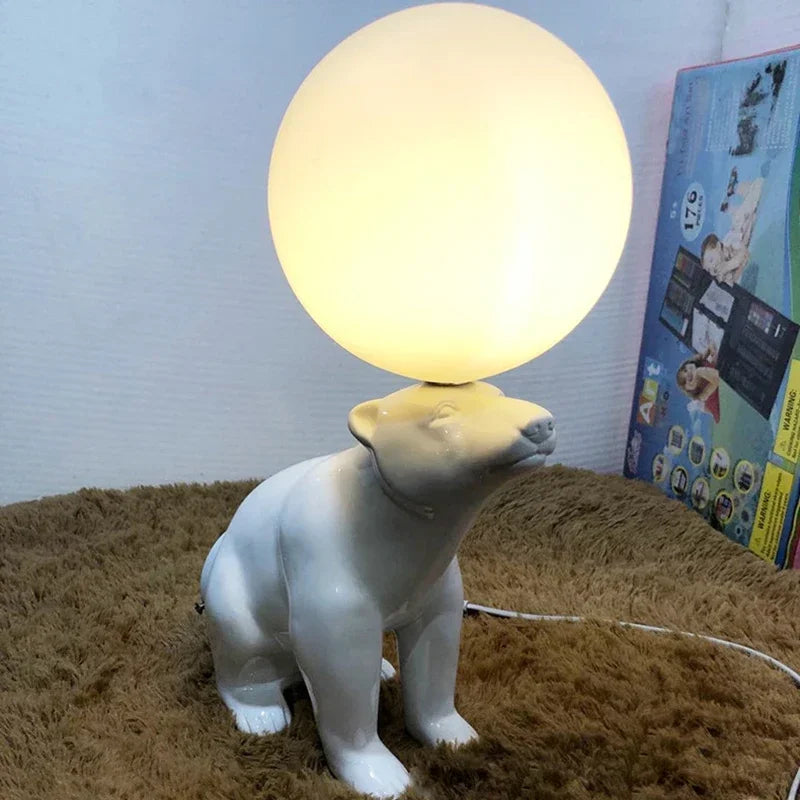 Axyaa Nordic Polar Bear LED Desk Lamp