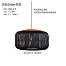 Axyaa Handmade Rattan Pendant Lamp LED Chandelier for Home Decor