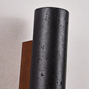 Axyaa Black Stone LED Wall Lamp for Modern Living Room Bedroom Lighting