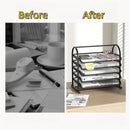 Axyaa Mesh File Holder Stand Organizer Tray for Home Office Desk Supplies