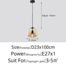 Axyaa Black Glass LED Ceiling Chandelier for Living Room Bedroom Dining Table