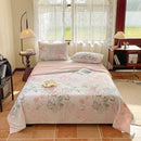 Axyaa Silk Summer Quilt - Machine Washable Cool Quilt for Single/Double Bed