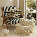 Axyaa Vintage Floral Cushion Cover with Tassels