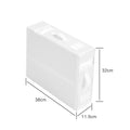 Axyaa Bed Sheet Set Organizer Box with Window - Closet Storage for Bedding and Blankets