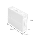 Axyaa Bed Sheet Set Organizer Box with Window - Closet Storage for Bedding and Blankets