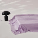 Axyaa Luxury Lyocell Flat Sheet, Smooth Silky Grey Bed Sheet for Cooling & Breathable Summer Sleep