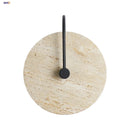 Axyaa Iron LED Wall Lights Round Yellow Travertine Japan Style Bedroom Lamparas