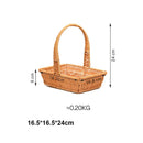 Axyaa Handwoven Storage Basket - 6 Styles for Vegetables, Flowers, Plants, Snacks & Picnics