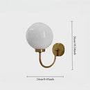 Cream Glass Ball Pendant Light by Axyaa: Modern French Style, Retro Design for Home Decor.