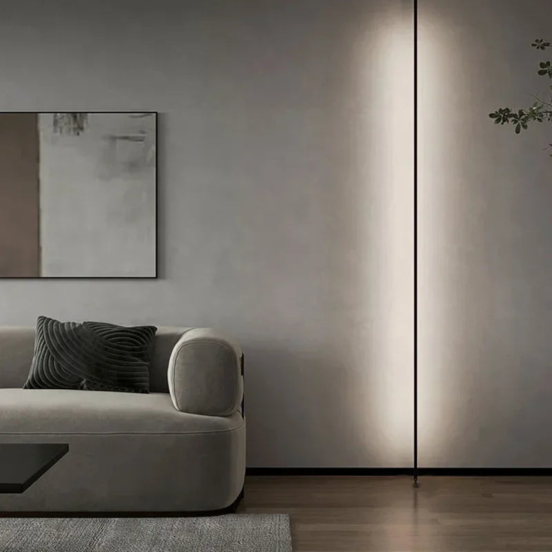 Axyaa LED Linear Wall Lamp Strip Sconce Black/White Steel Bar Villa Aisle Lighting