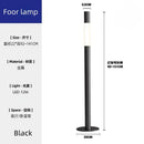 Axyaa Modern Minimalist Floor Lamp Black Line