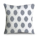Axyaa Gray Lumbar Pillows - 45X45CM Damask Geometry Floral Stripes Plaids Print