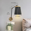 Axyaa Nordic Style Foldable Arm LED Wall Sconces - Modern Living Room Decoration